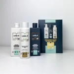 LABEL.M Drėkinamasis plaukų priežiūros rinkinys su ekologiškais citrinžolių ir simonsidijų aliejais "Healthy Hair And Scalp Kit"