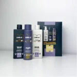 LABEL.M Plaukus glotninantis rinkinys su argano bei sacha inchi aliejais "Curl Control And Smooth Kit"