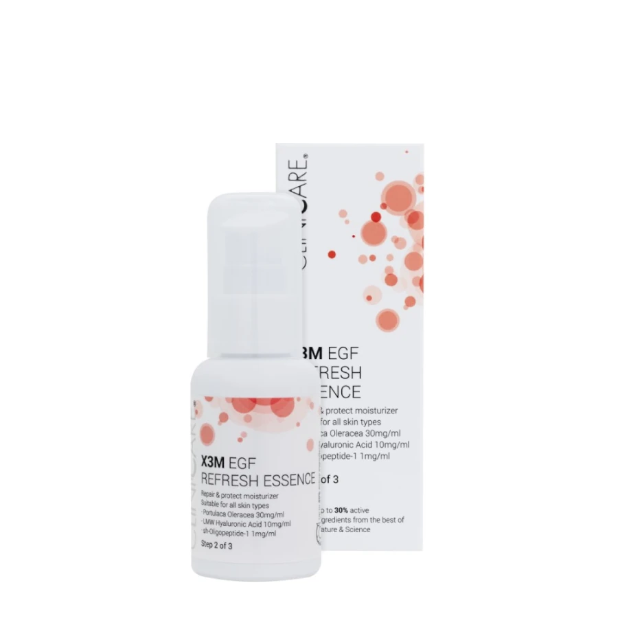 CLINICCARE Gaivinamoji drėkinamoji esencija X3M EGF REFRESH ESSENCE MOISTURIZER, 50 ml
