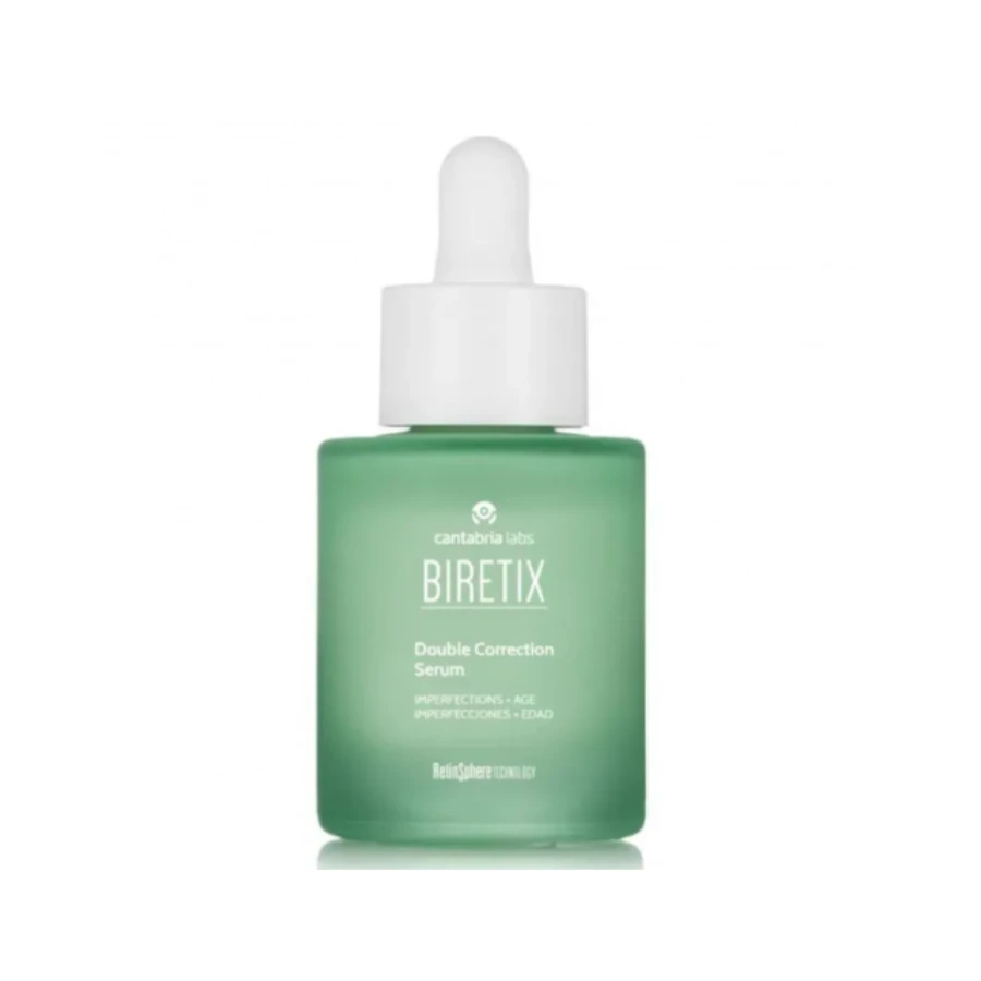 CANTABRIA LABS BIRETIX Double Correction serumas brandžiai, į aknę linkusiai odai, 30 ml