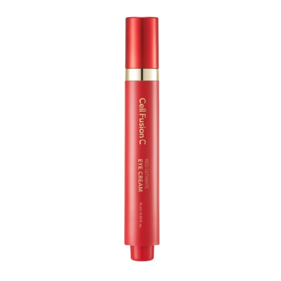 CELL FUSION C Paakių kremas su masažiniu antgaliu "Red Ultimate Eye Cream", 15 ml