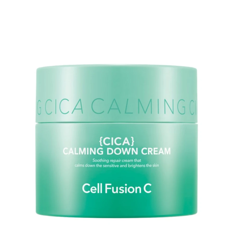 CELL FUSION C Raminantis ir vėsinantis kremas "Cica Calming Down Cream", 50 ml