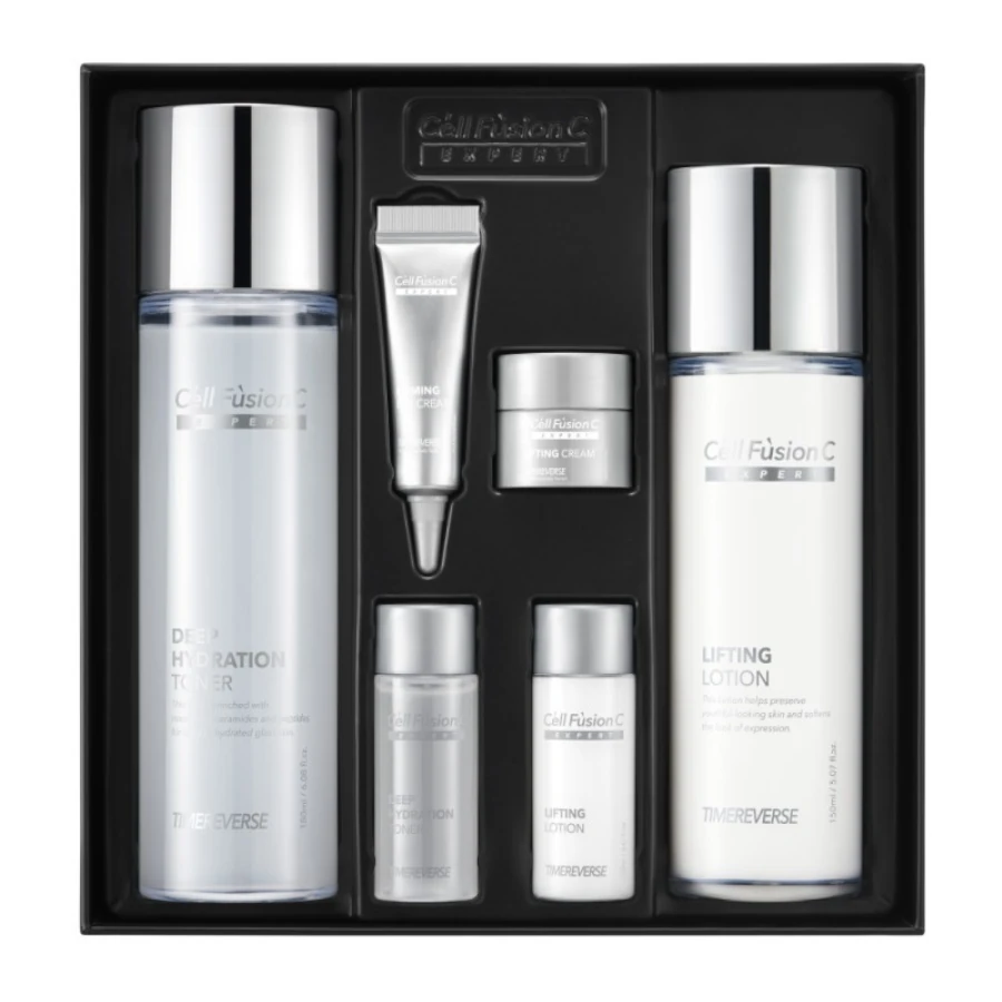 CELL FUSION C EXPERT Dovanų rinkinys “Timereverse Toner + Lotion Set ”