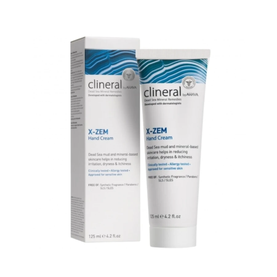 AHAVA CLINERAL X-ZEM (egzema) Rankų kremas, 125 ml