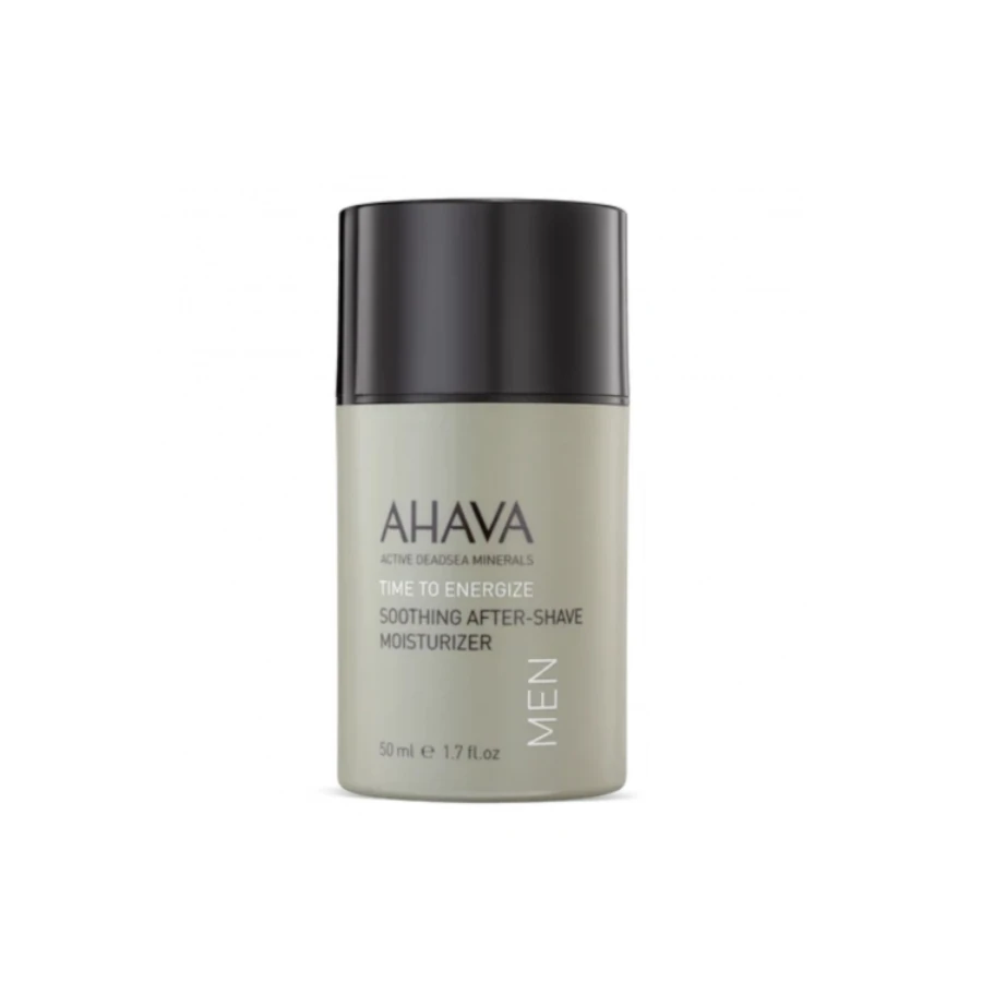AHAVA Time to Energize Men raminamasis veido kremas po skutimosi vyrams, 50 ml
