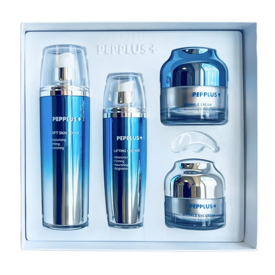 PEPPLUS Premium stangrinantis veido priemonių rinkinys, 4 prod.