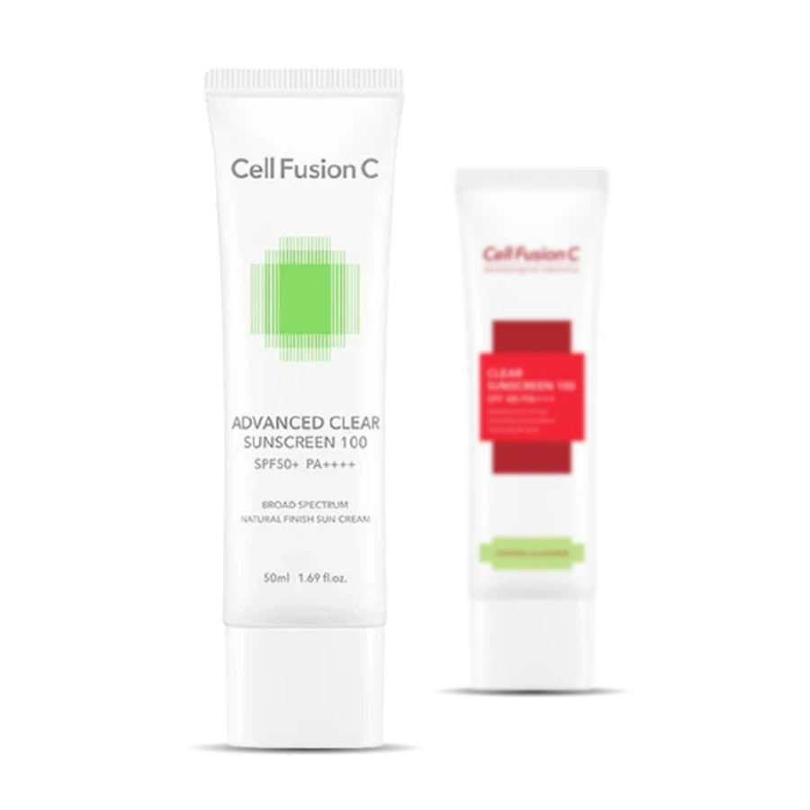 CELL FUSION C Kremas nuo saulės riebiai odai „Advanced Clear Sunscreen 100 SPF 50+/PA++++", 50 ml
