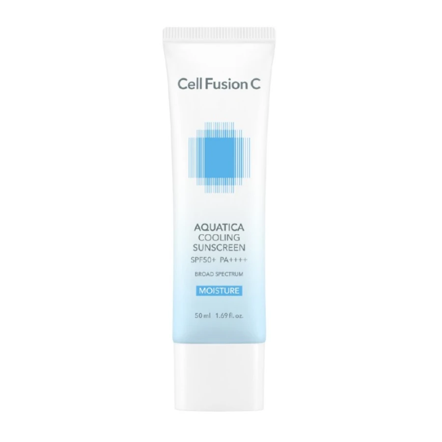 CELL FUSION C Vėsinantis ir drėkinantis kremas nuo saulės "Aquatica Cooling Sunscreen SPF50+ PA++++", 50 ml