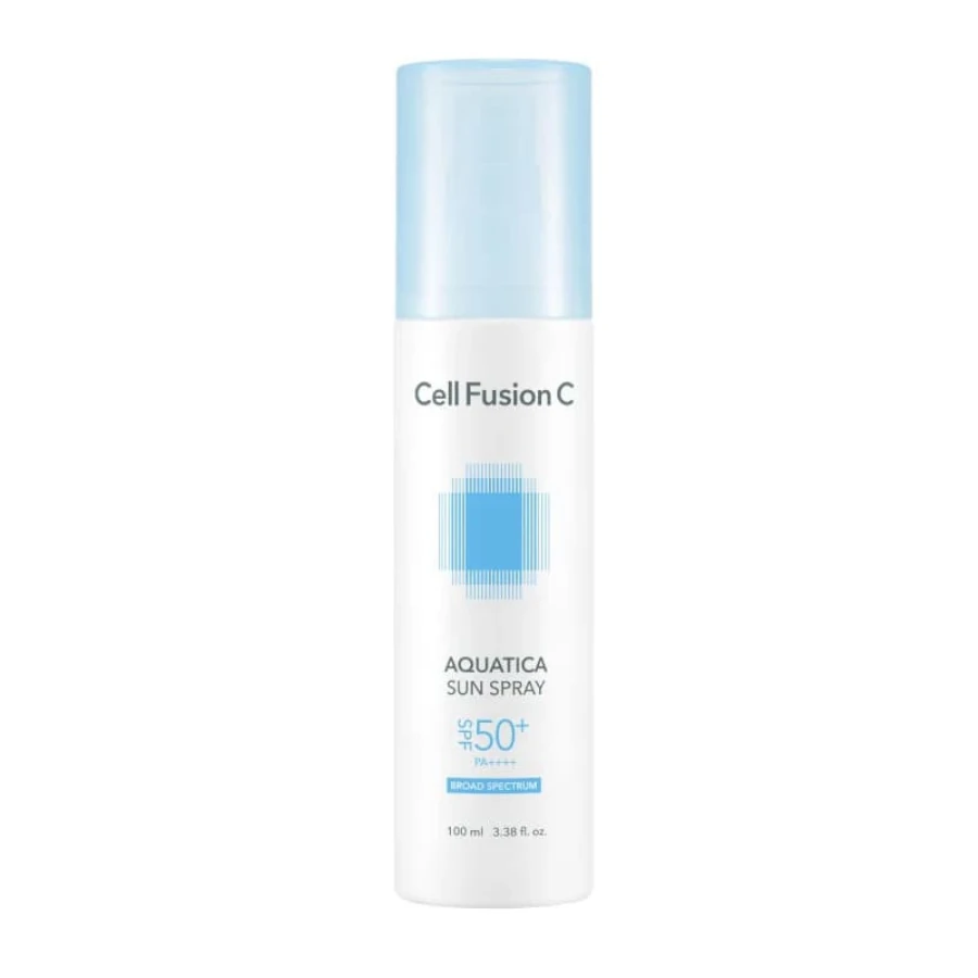 CELL FUSION C Drėkinanti purškiama apsauga nuo saulės “Aquatica Sun Spray SPF50+ PA++++”, 100 ml