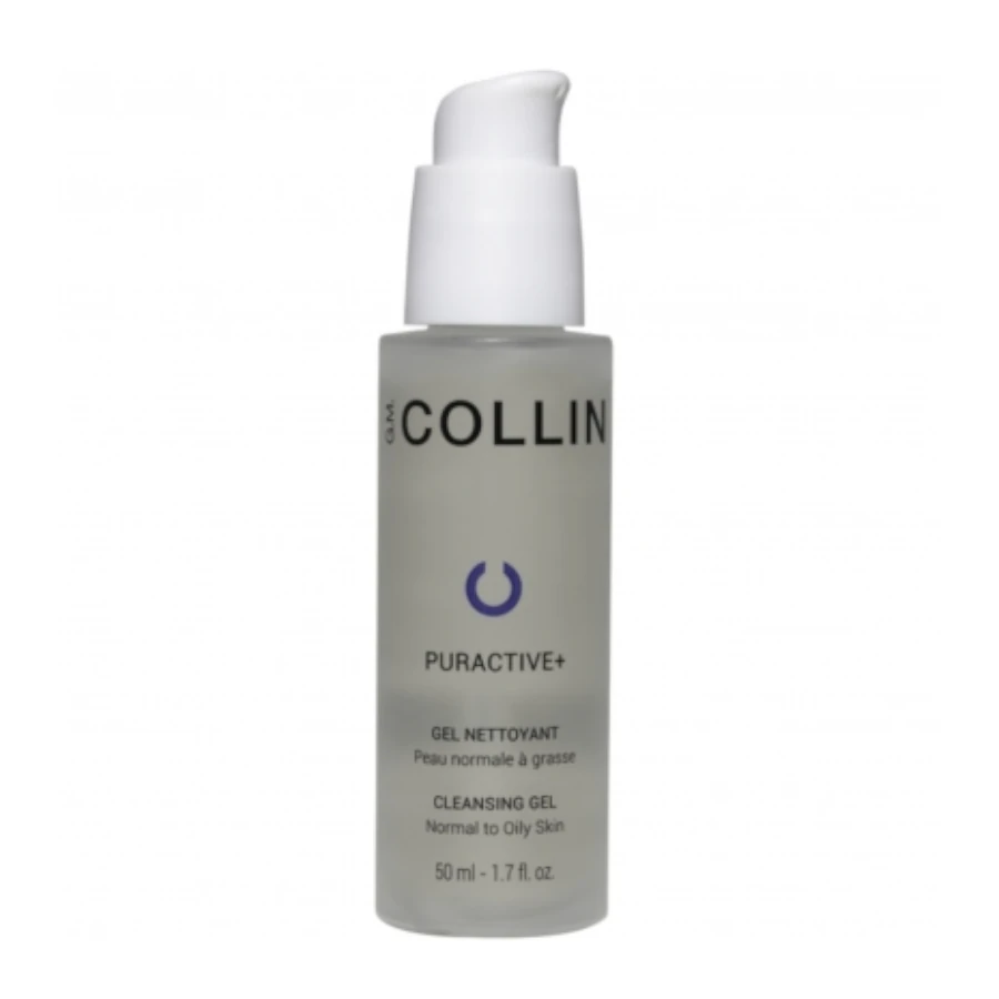G.M. COLLIN Puractive+ gelinis veido prausiklis mišriai ir riebiai odai, 50 ml