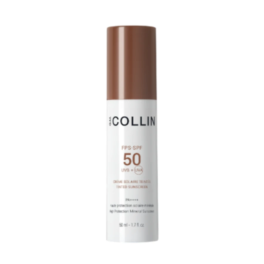 G.M. COLLIN SPF50 Tinted Sunscreen veido kremas su spalva, 50 ml