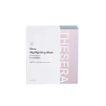 THESERA Glow švytėjimo suteikianti veido kaukė, 10 vnt po 25 g