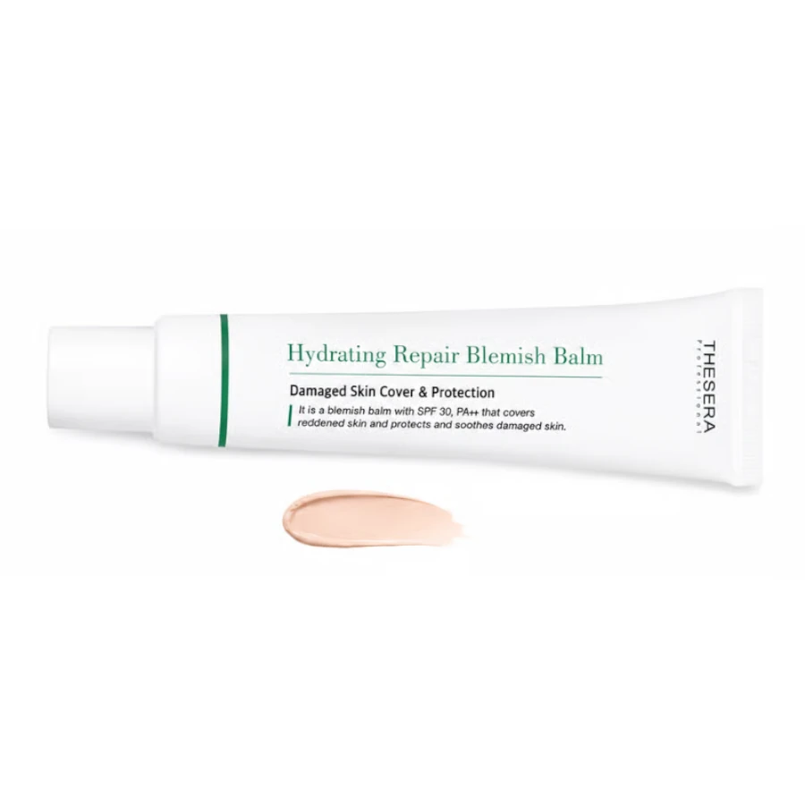 THESERA Hydrating Repair Blemish Balm veido kremas su spalva (1 šviesesnis) SPF30, 30 ml
