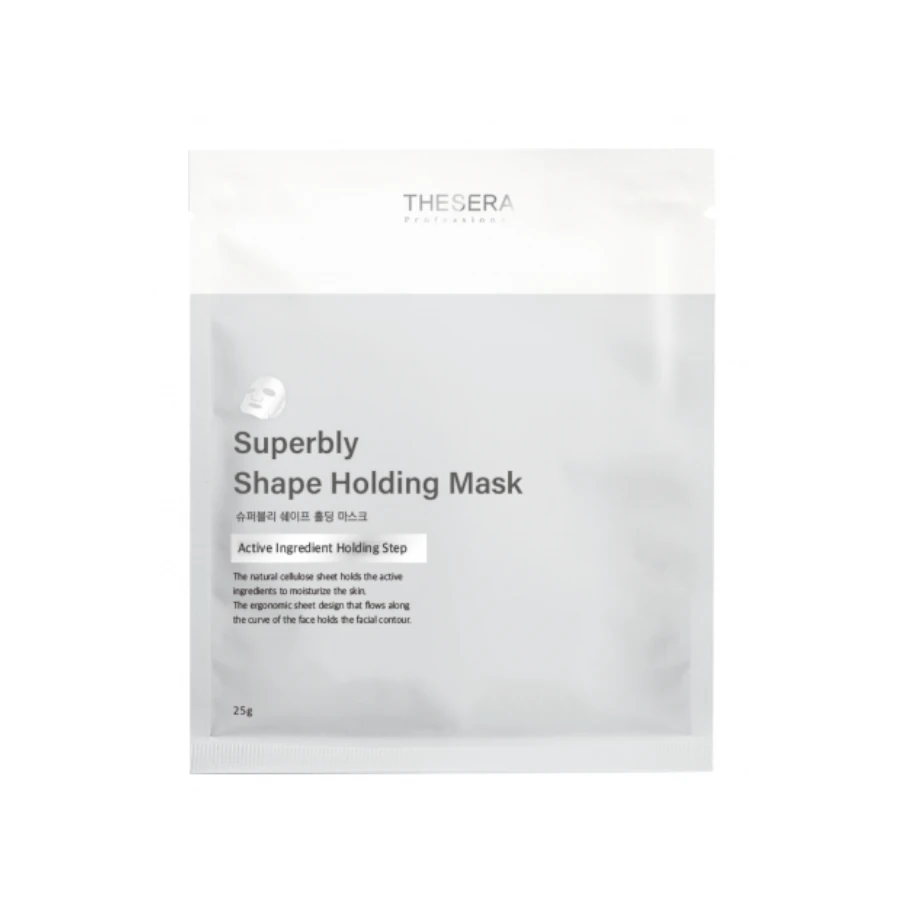 THESERA Superbly Shape Holding stangrinanti lakštinė veido kaukė, 1x25 g
