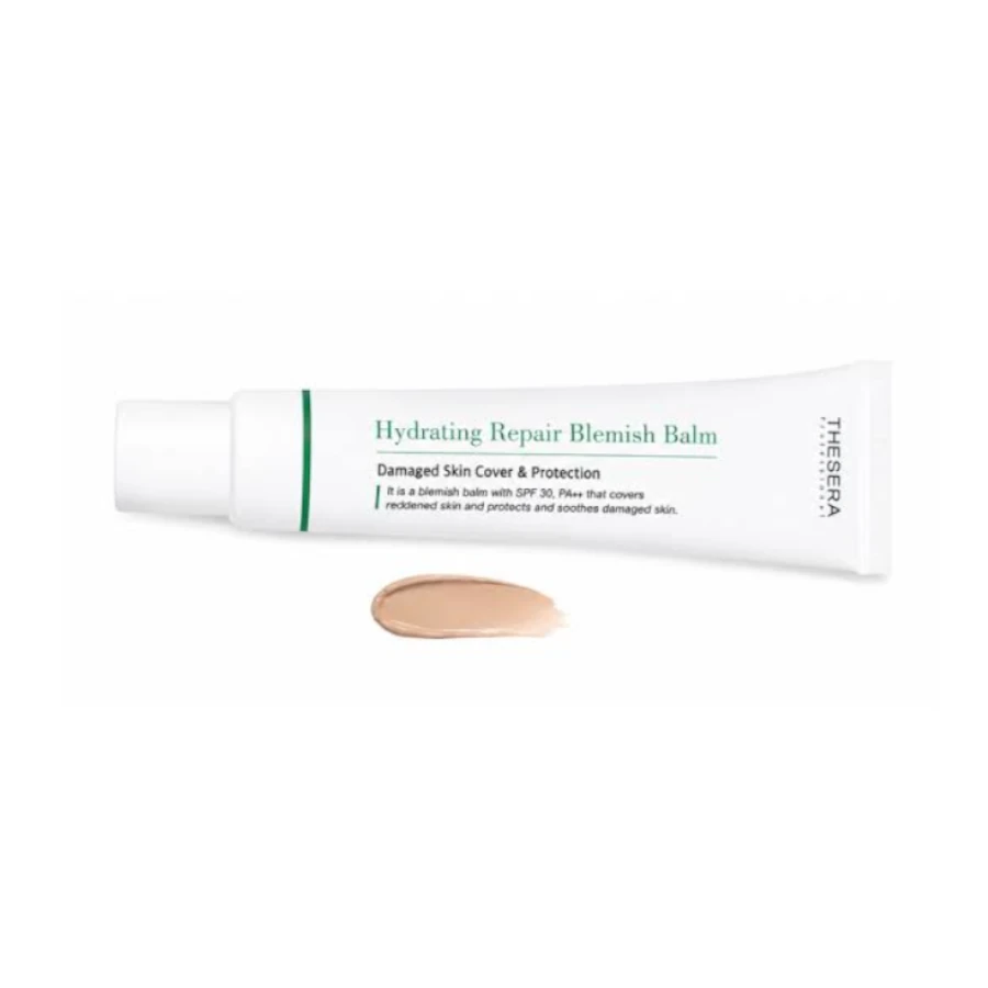 THESERA Hydrating Repair Blemish Balm veido kremas su spalva (2 tamsesnis) SPF30, 30 ml