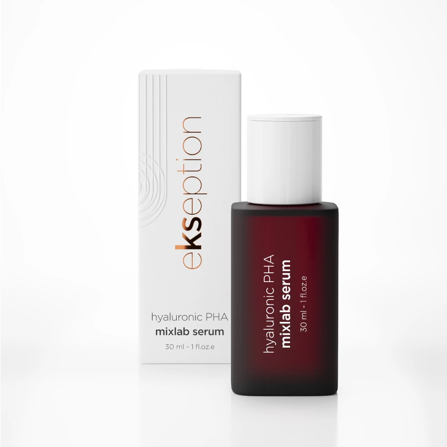 EKSEPTION Serumas odos atsinaujinimui ir eksfoliacijai HYALURONIC PHA, 30 ml