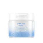 CELL FUSION C „First Cooling Pad“ vėsinantis ir drėkinantis veido tonikas - diskeliai, 180 ml (70 vnt.)